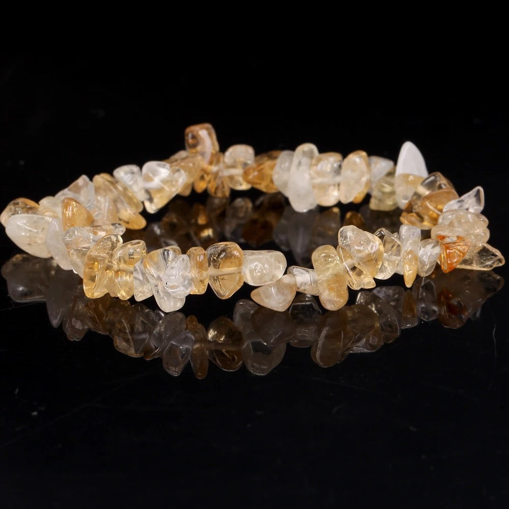 Chip Bead Stretch Bracelet 7.5inch