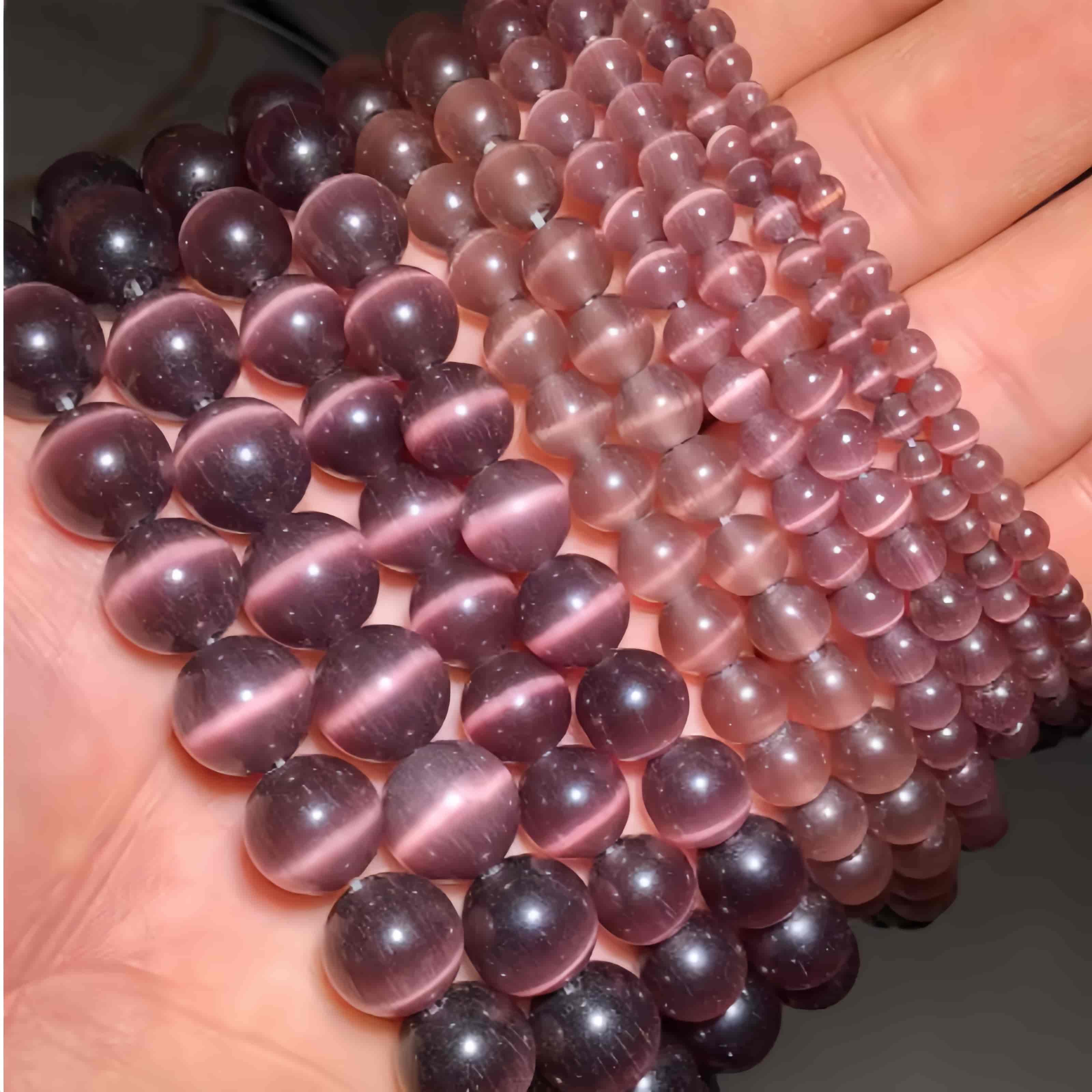 Mixed Colors Cat's Eye Beads 4/6/8/10/12MM