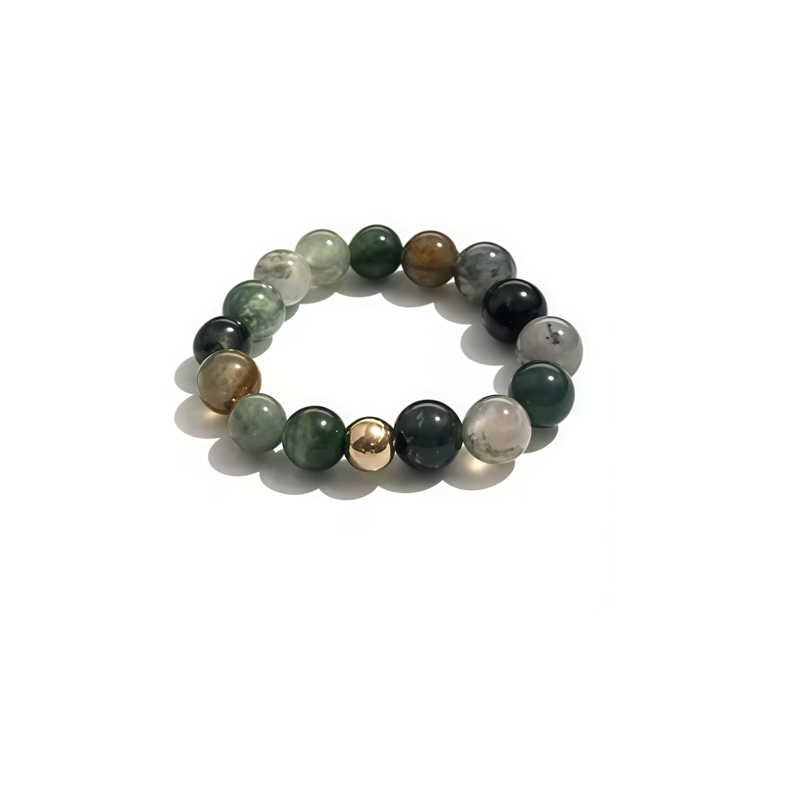 3mm Multi Round Bead Ring Elastic Rings Stackable