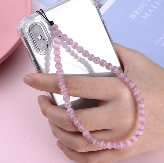 6MM Beaded Phone Chain New Anti Lost Phone Strap 32cm