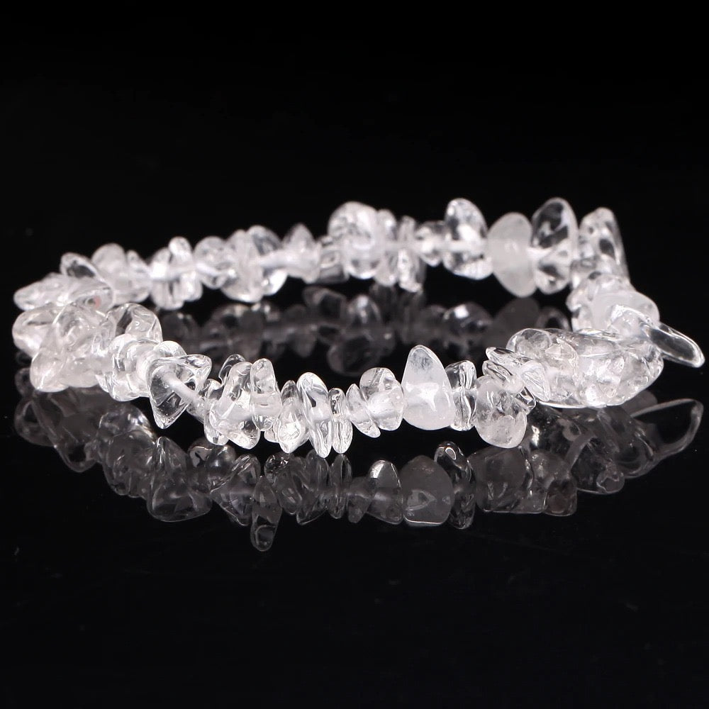 Chip Bead Stretch Bracelet 7.5inch