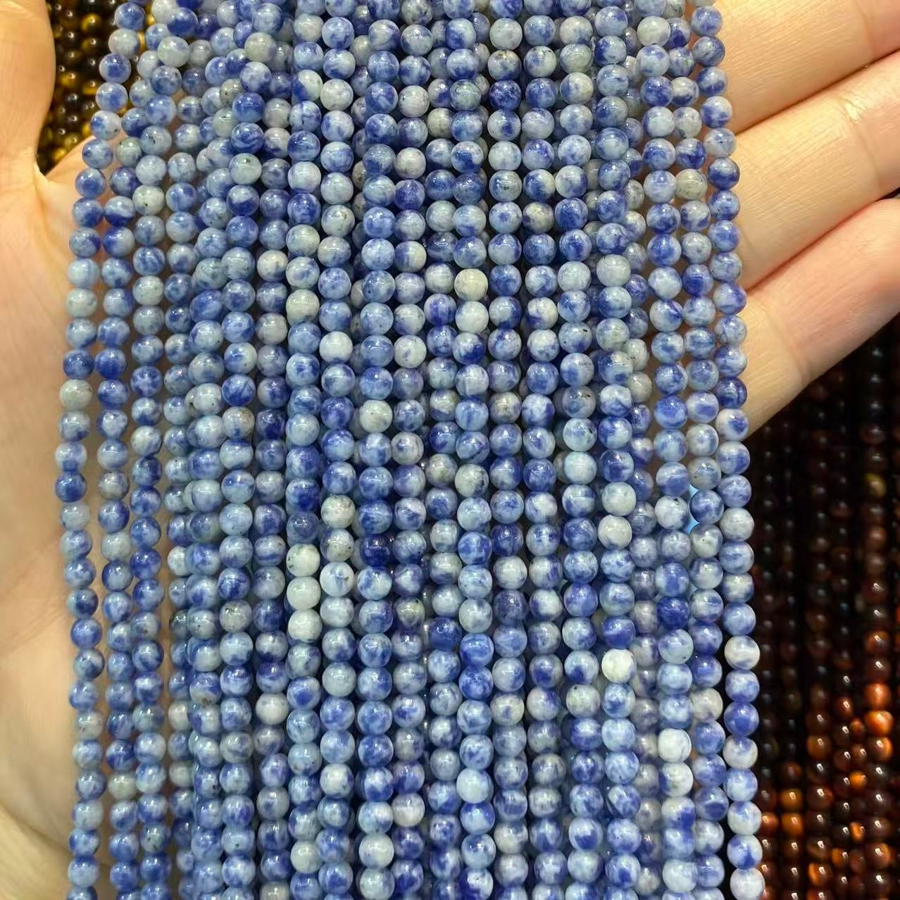 Tiny Round Smooth Beads Gemstone/Quartz/Jasper/Agate 2mm 3mm 4mm