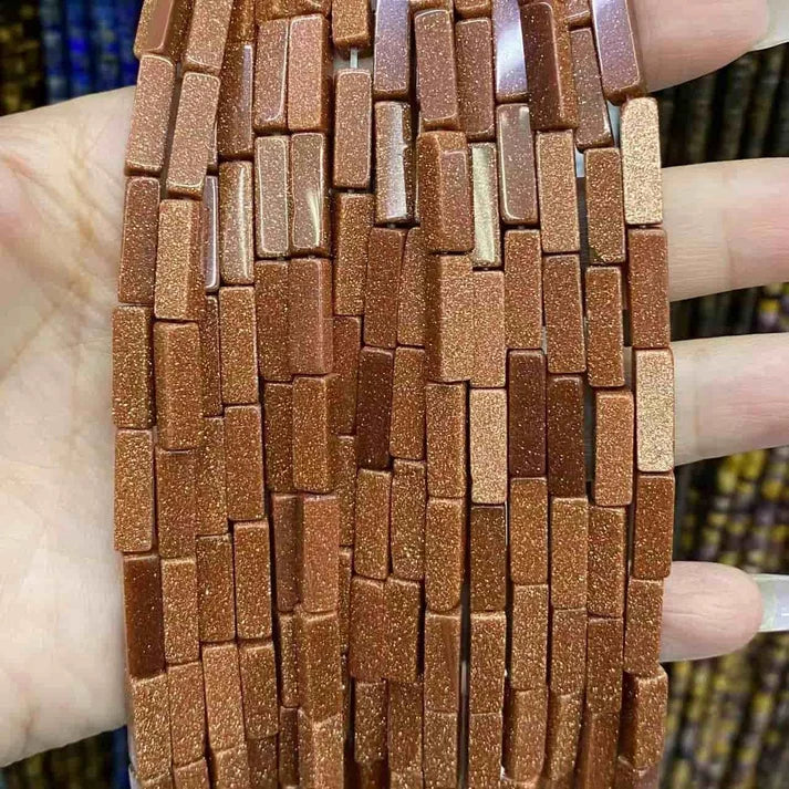 Tube Shape Sandstone Beads