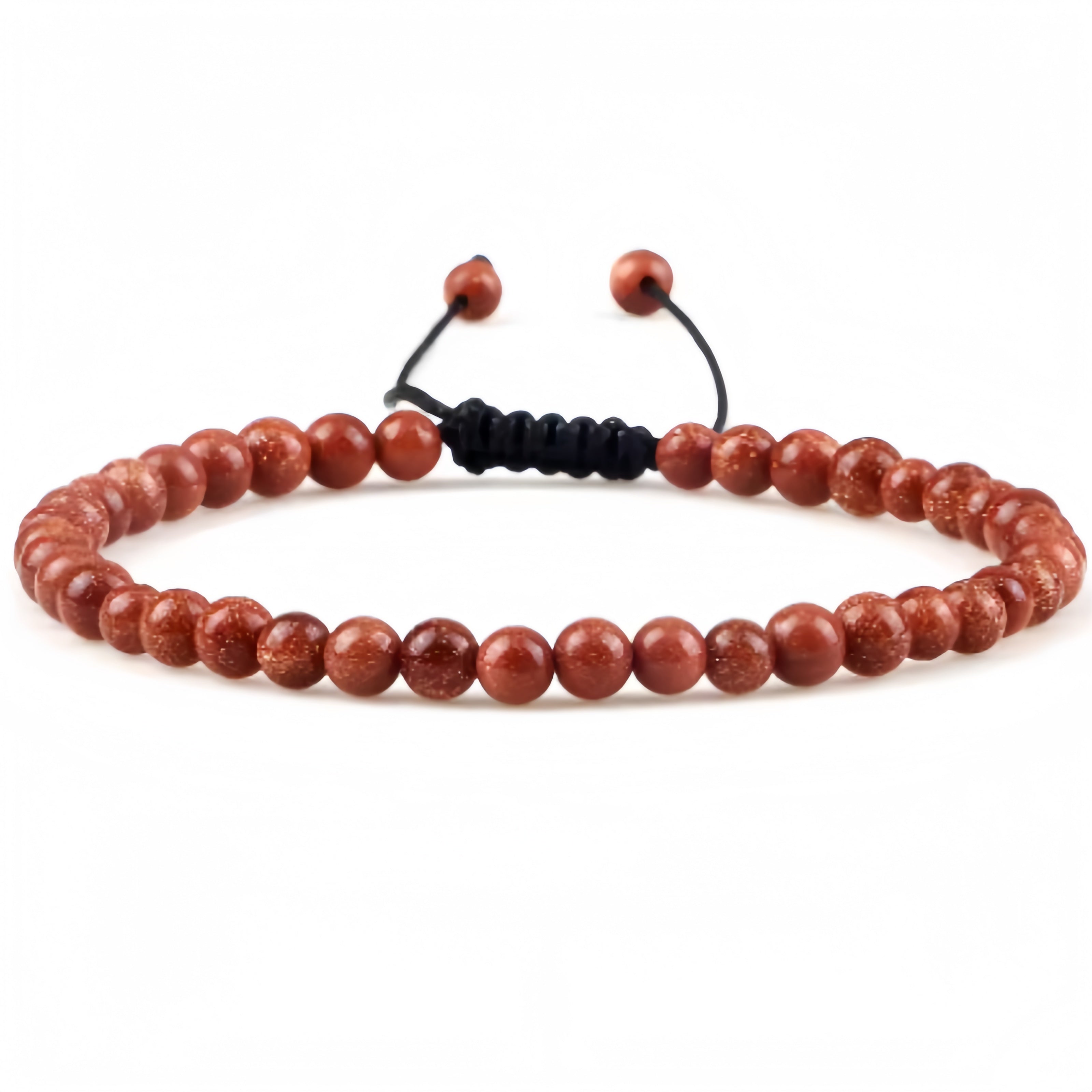 Beads Bracelet Adjustable Rope String Braided Bracelets 4mm 6mm 8mm
