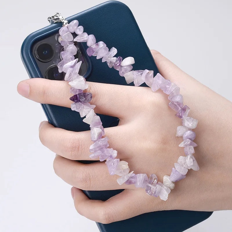 Creative Gravel Stone Phone Chain
