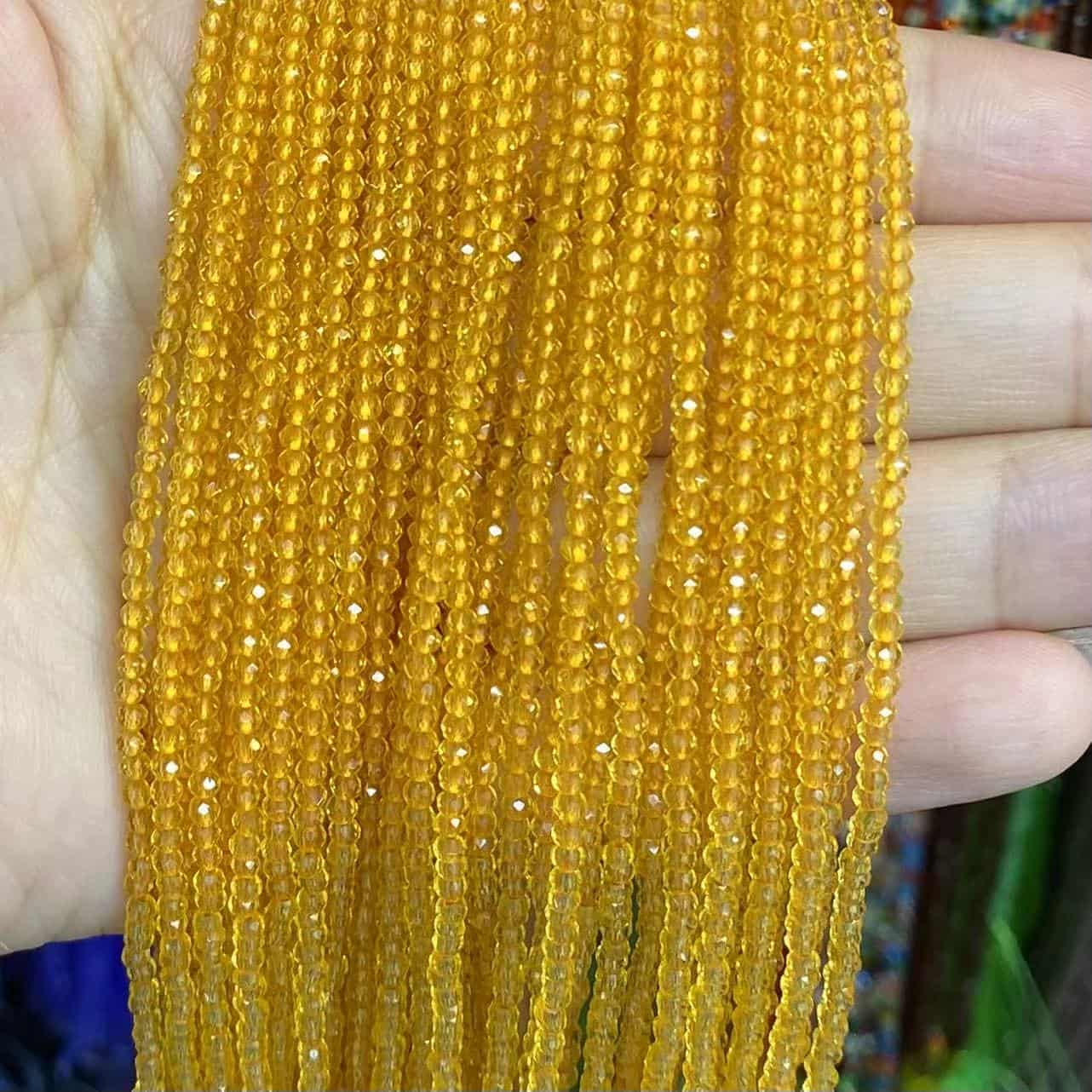 Nano Beads Tiny Round Faceted Beads 2mm 3mm