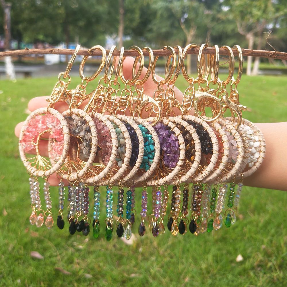 Dream Catcher Life Tree Healing Keychains