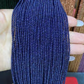 Blue Sands Stone Tiny Smooth Round Beads 2mm 3mm 4mm