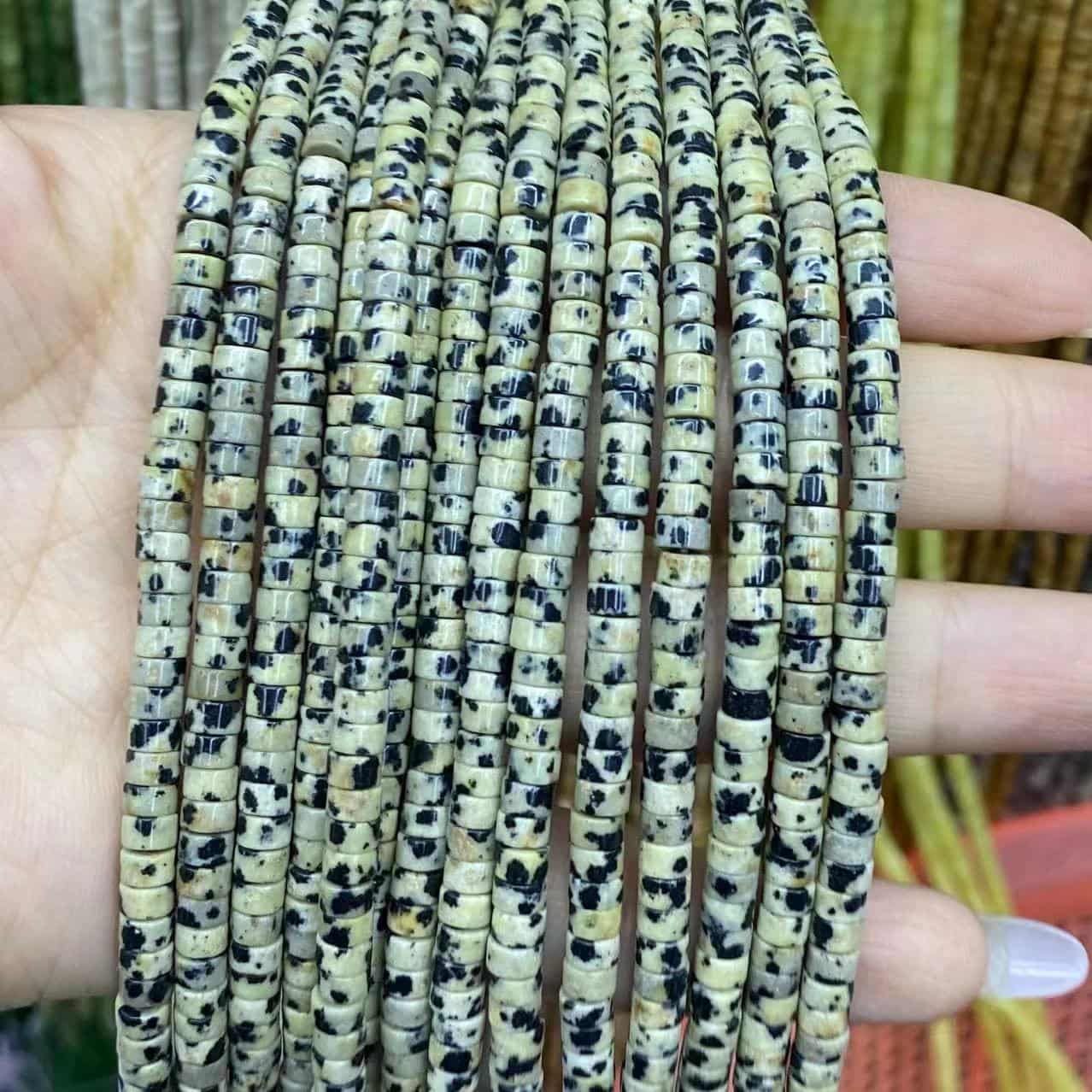 Heishi Rondelle Beads 2x4mm Quartz/Jasper/Agate/Crystal