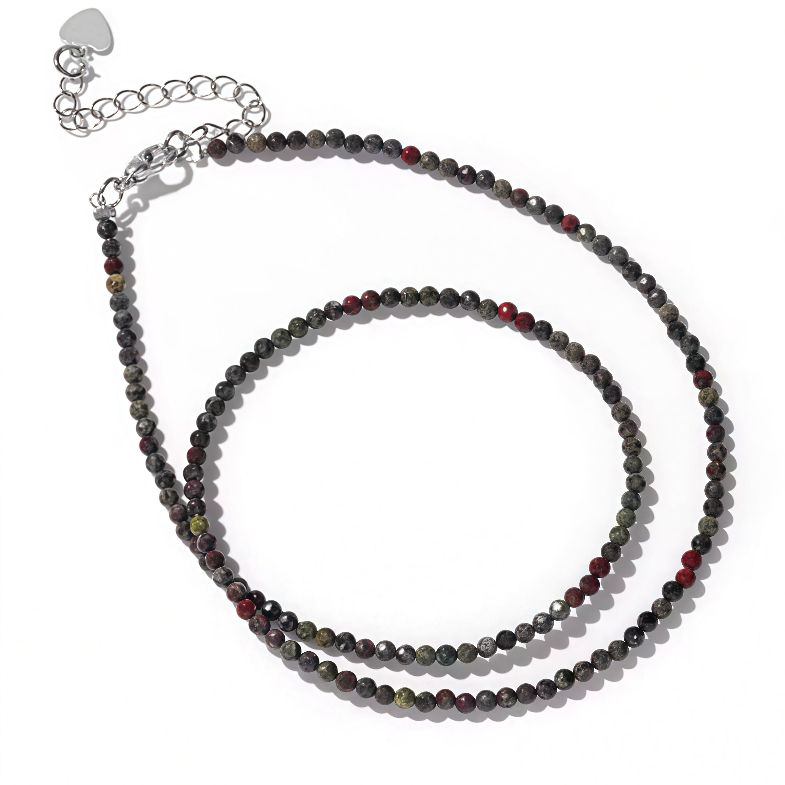 2mm Shining Beads Stone Necklace Choker Jewelry