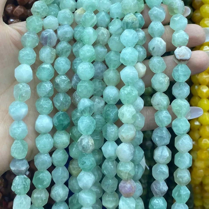 Diamond Shape Fluorite Beads