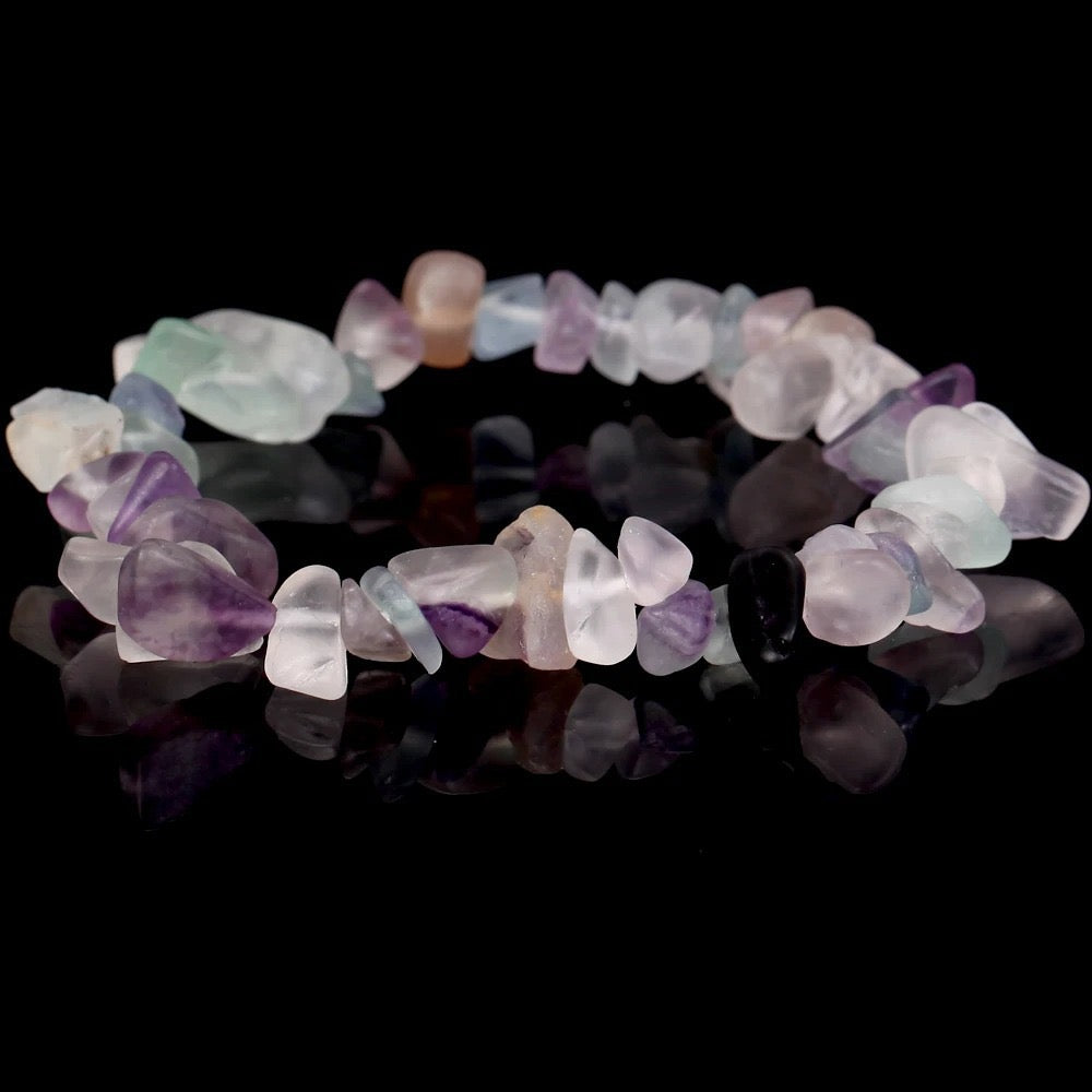 Chip Bead Stretch Bracelet 7.5inch