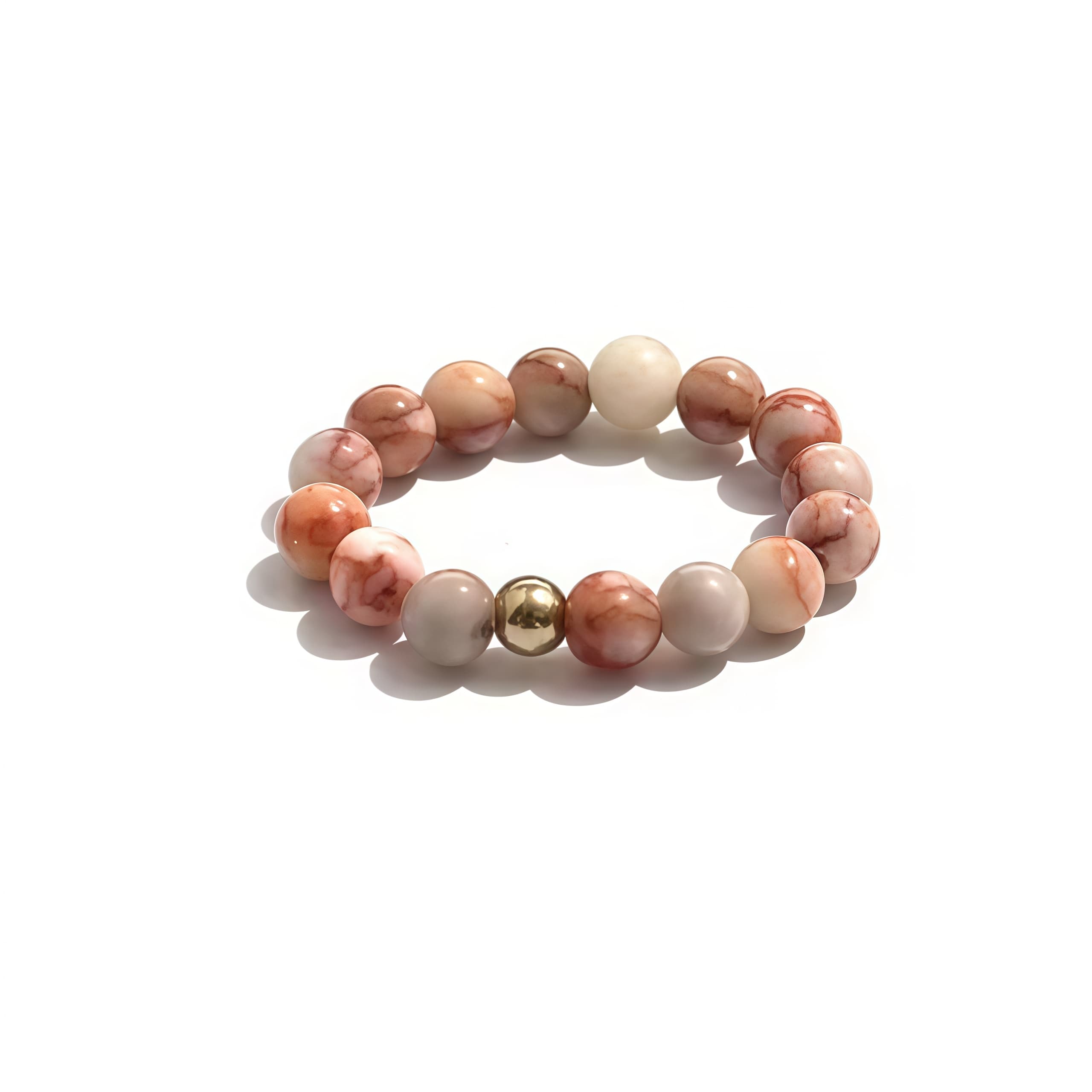 3mm Multi Round Bead Ring Elastic Rings Stackable