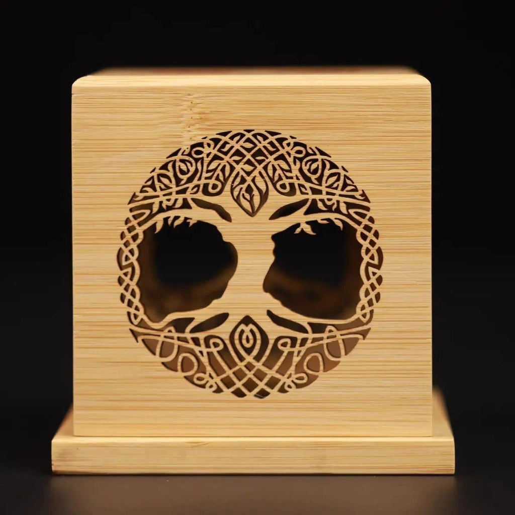 For Sage or Incense Sacred Geometry Hollow Healing Box