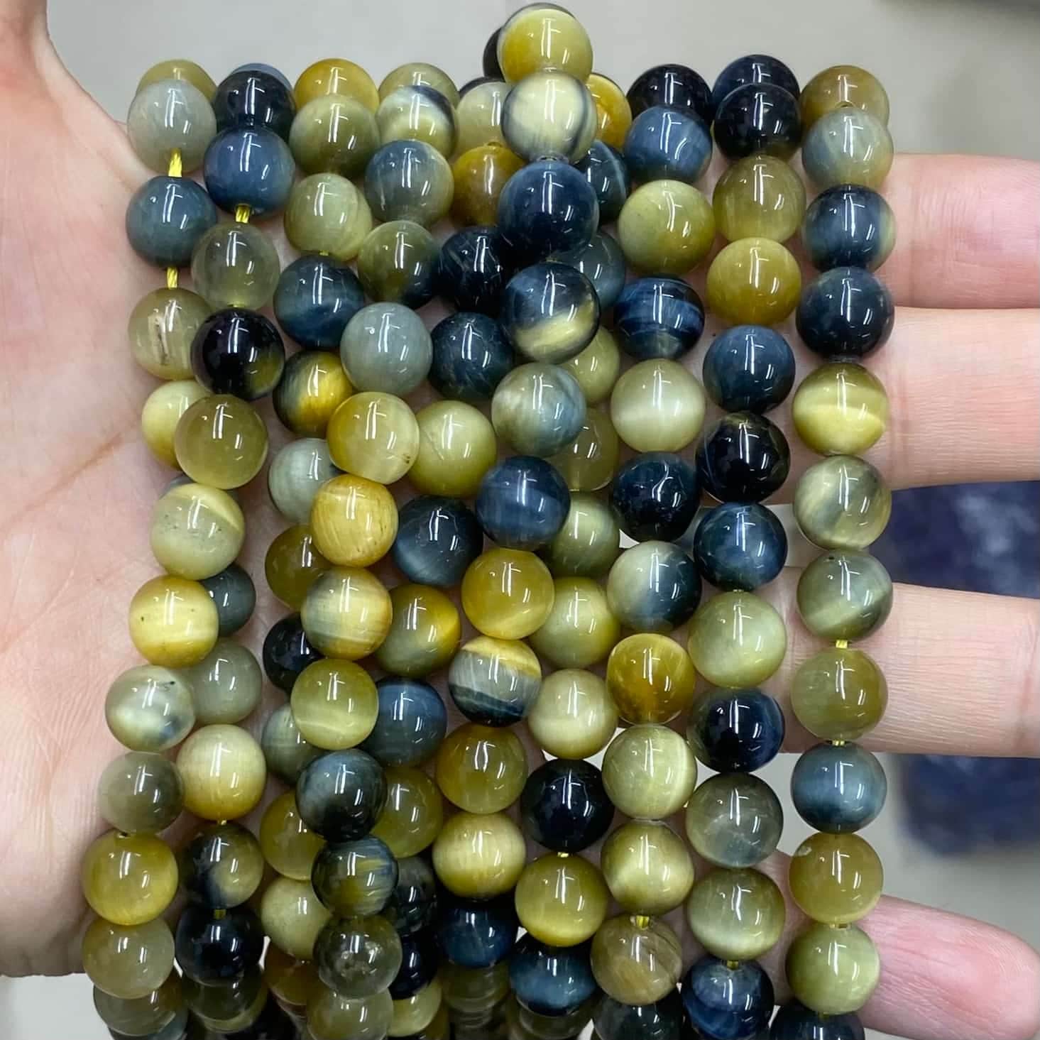 Colorful Tiger Eye Beads 4mm/6mm/8mm/10mm