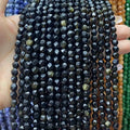 Diamond Shape Obsidian Beads