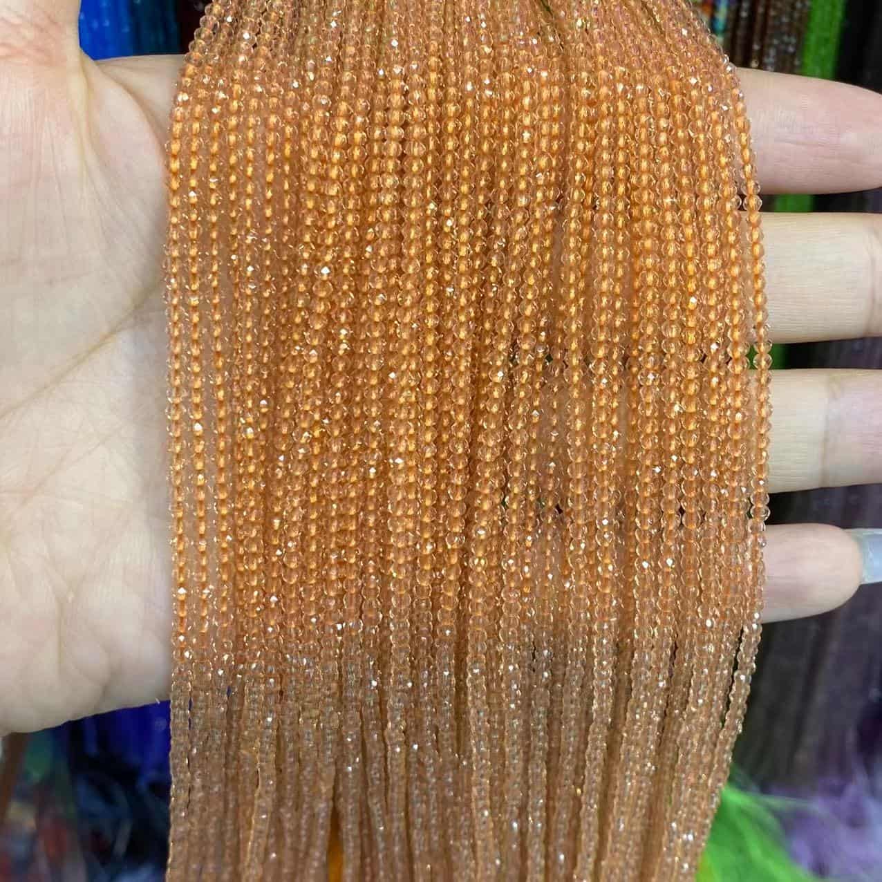 Nano Beads Tiny Round Faceted Beads 2mm 3mm