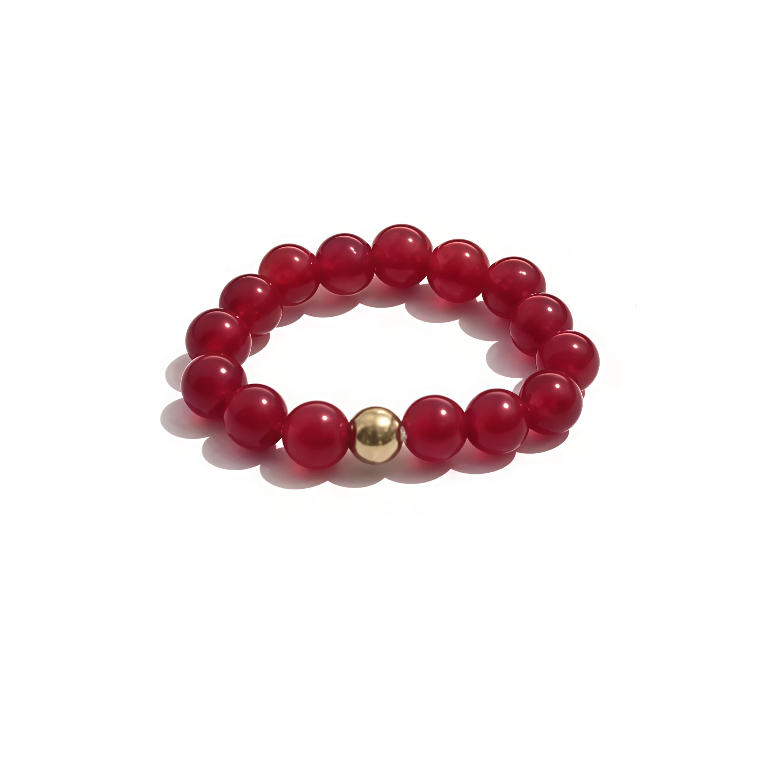 3mm Multi Round Bead Ring Elastic Rings Stackable