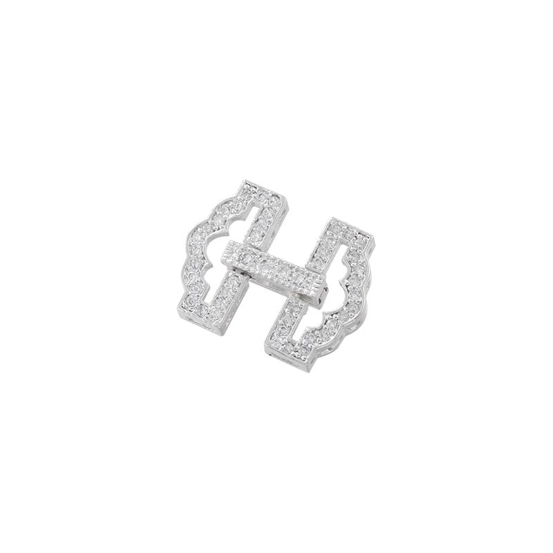 1 Pcs Hooks Accesories Supplies Brass Cubic Zirconia Connectors