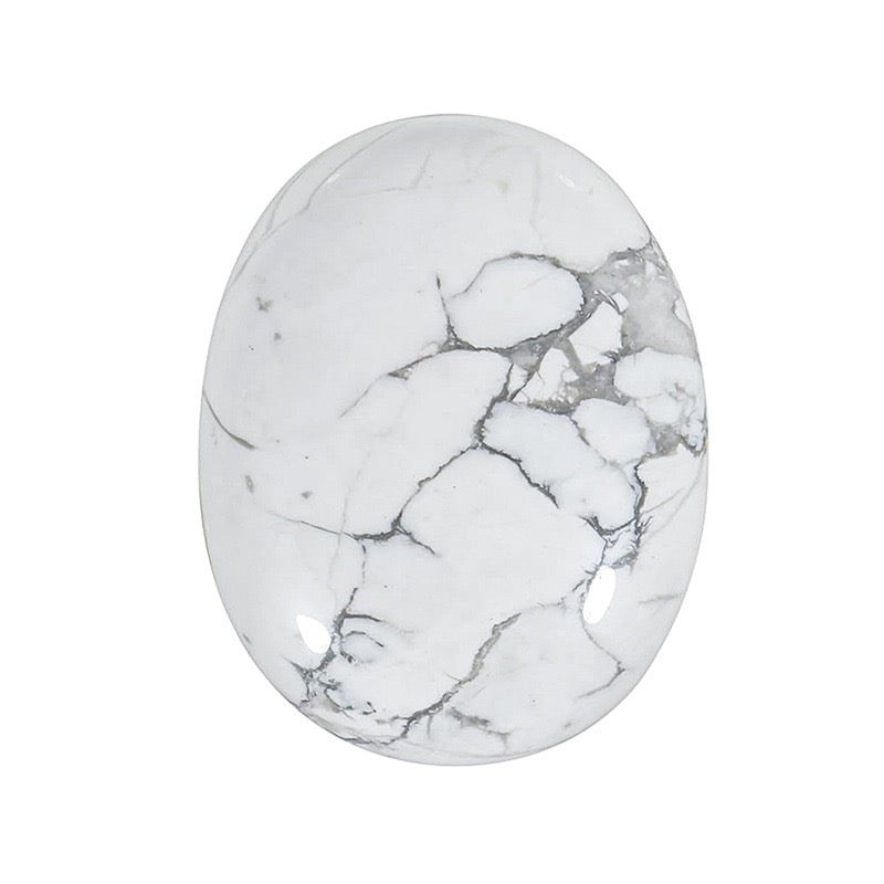 Oval Palm Stone, Polished Oval Gemstone Pocket Palm Stone Gift