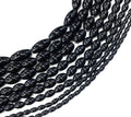 Rice Shape Black Onyx Beads