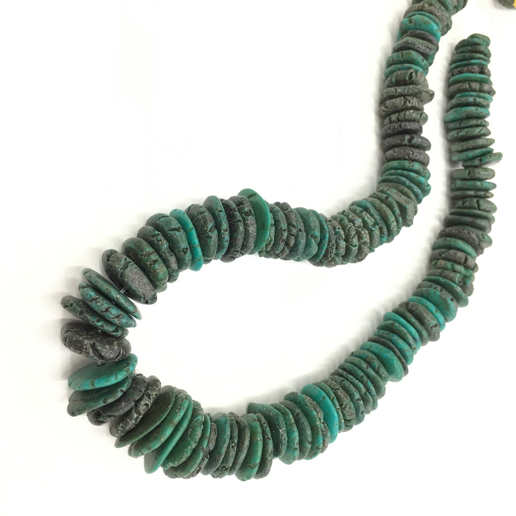 Irregular Rondelle Chip Turquoise Turquoise Beads 8-25mm