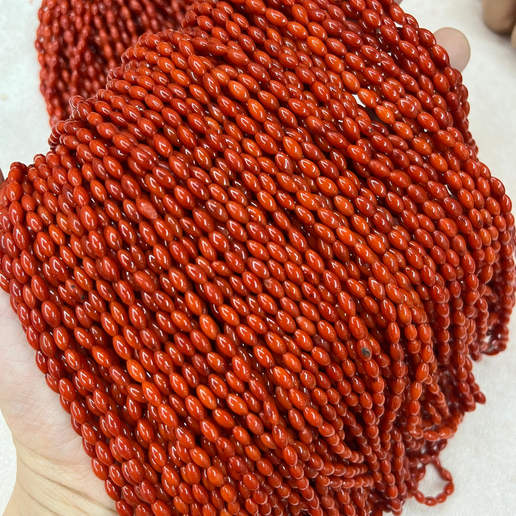 Tube Shape Coral Beads