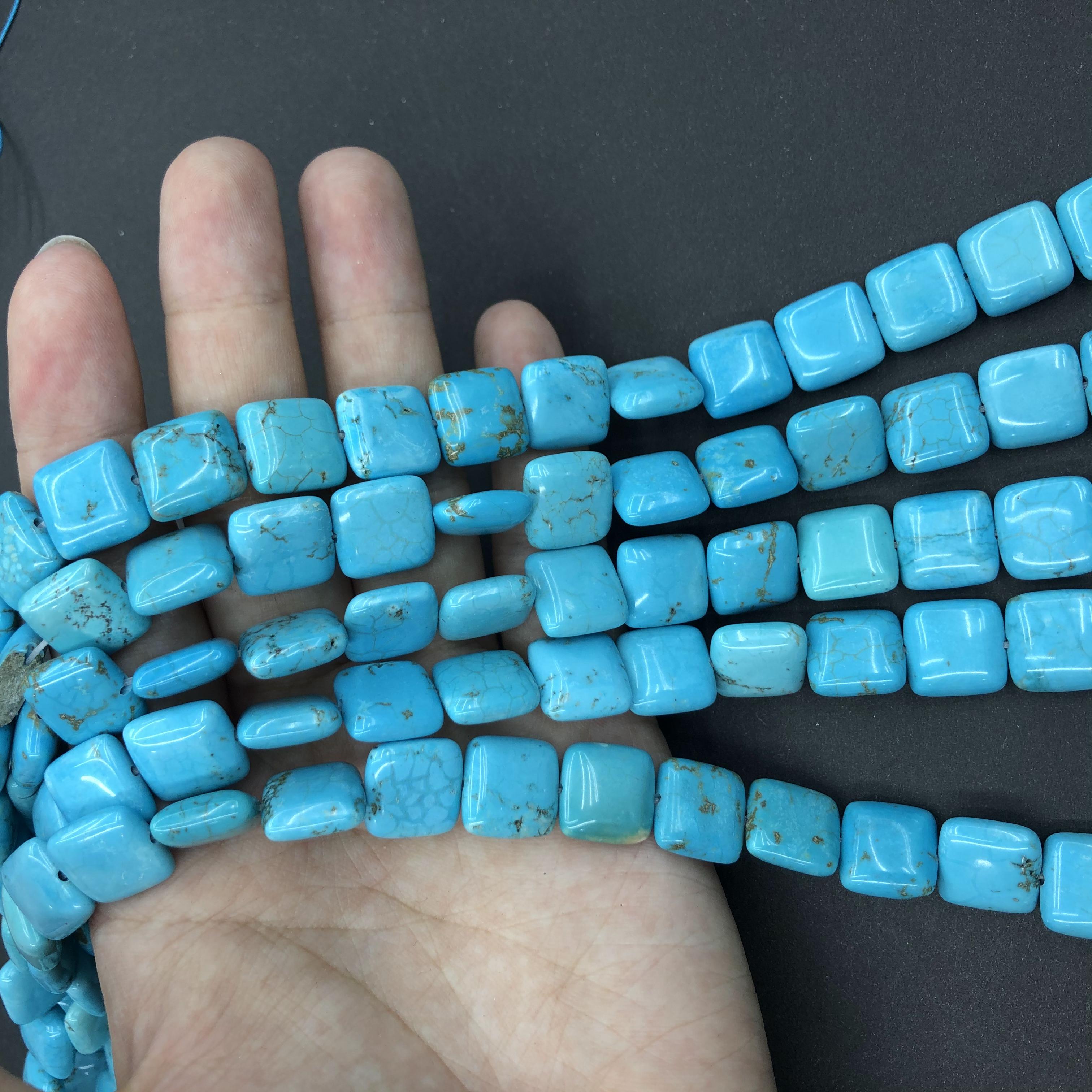 Turquoise Loose Beads Round Fcaeted Rice Rondelle Flat Oval Irregular Shape Beads