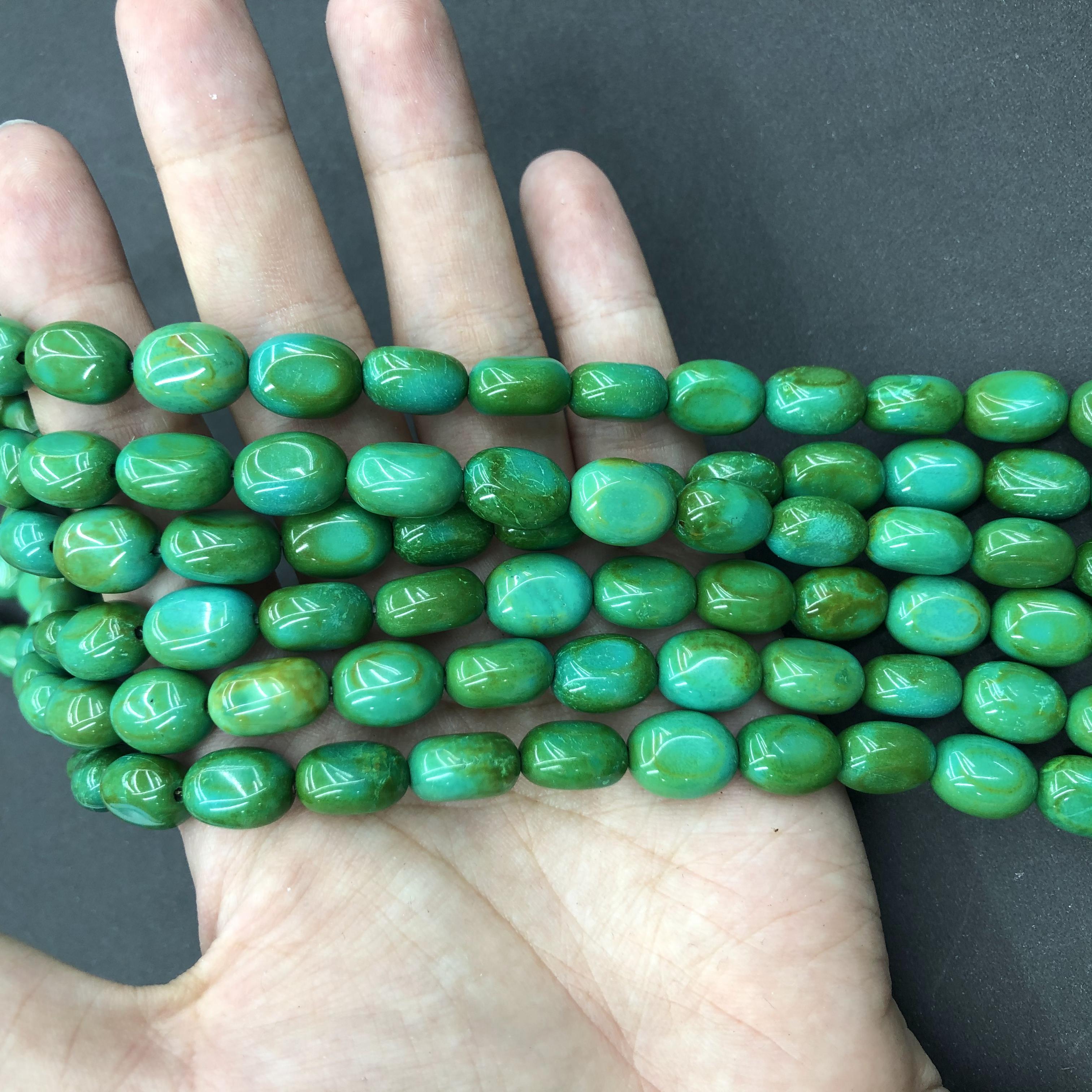 Turquoise Loose Beads Round Fcaeted Rice Rondelle Flat Oval Irregular Shape Beads