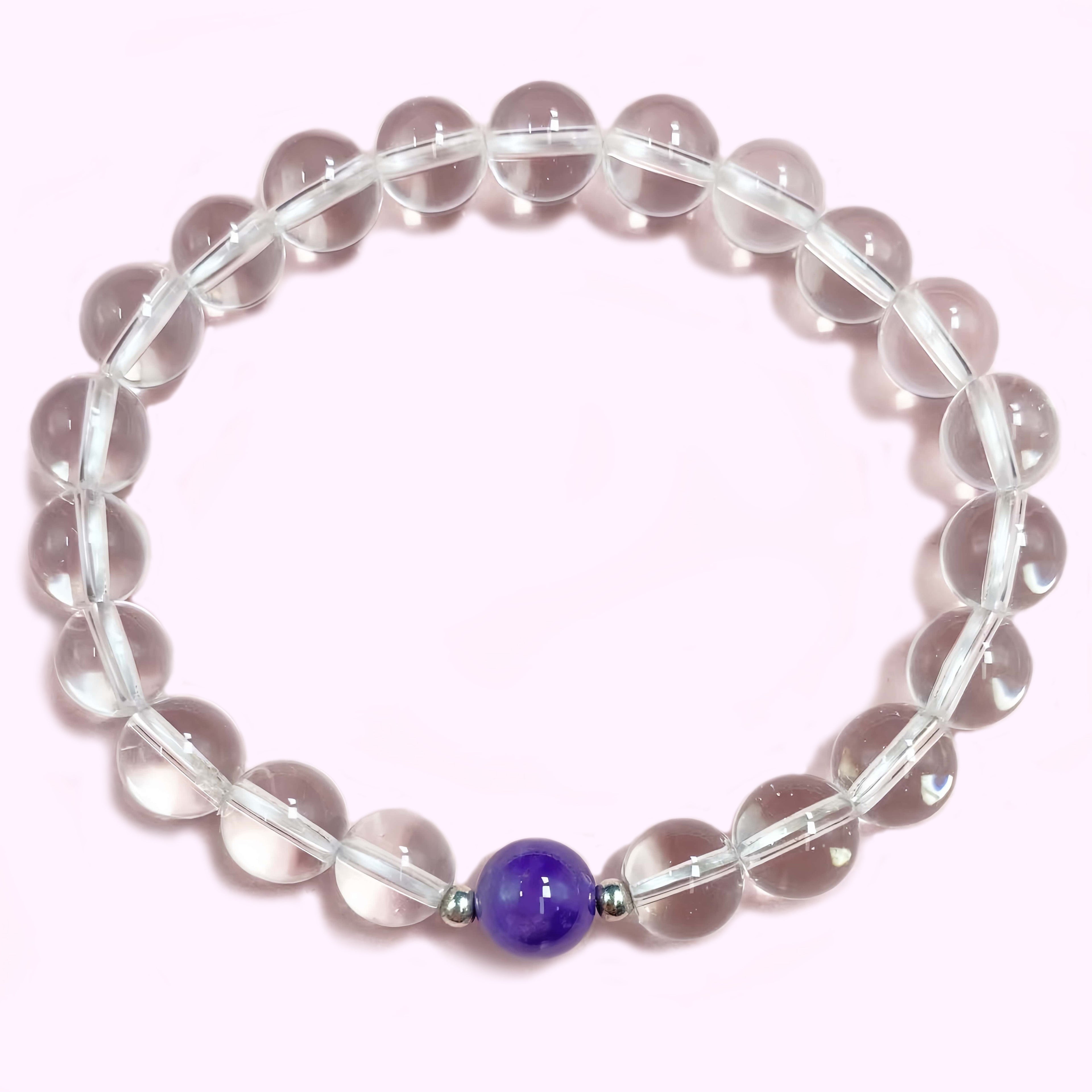 Clear Quartz Crystal Bracelet for Strenght and Power
