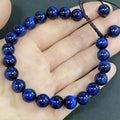 Blue Tiger's Eye to Improve Sleep Braided Rope Crystal Bracelet