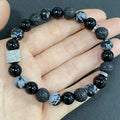 Triple Onyx for Protection and Apotropaic Crystal Bracelet