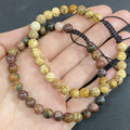 Double Braided Rope Crystal Bracelet for Strenght and Power