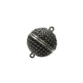 1PCS Handmade Brass Cubic Zirconia Round Connector