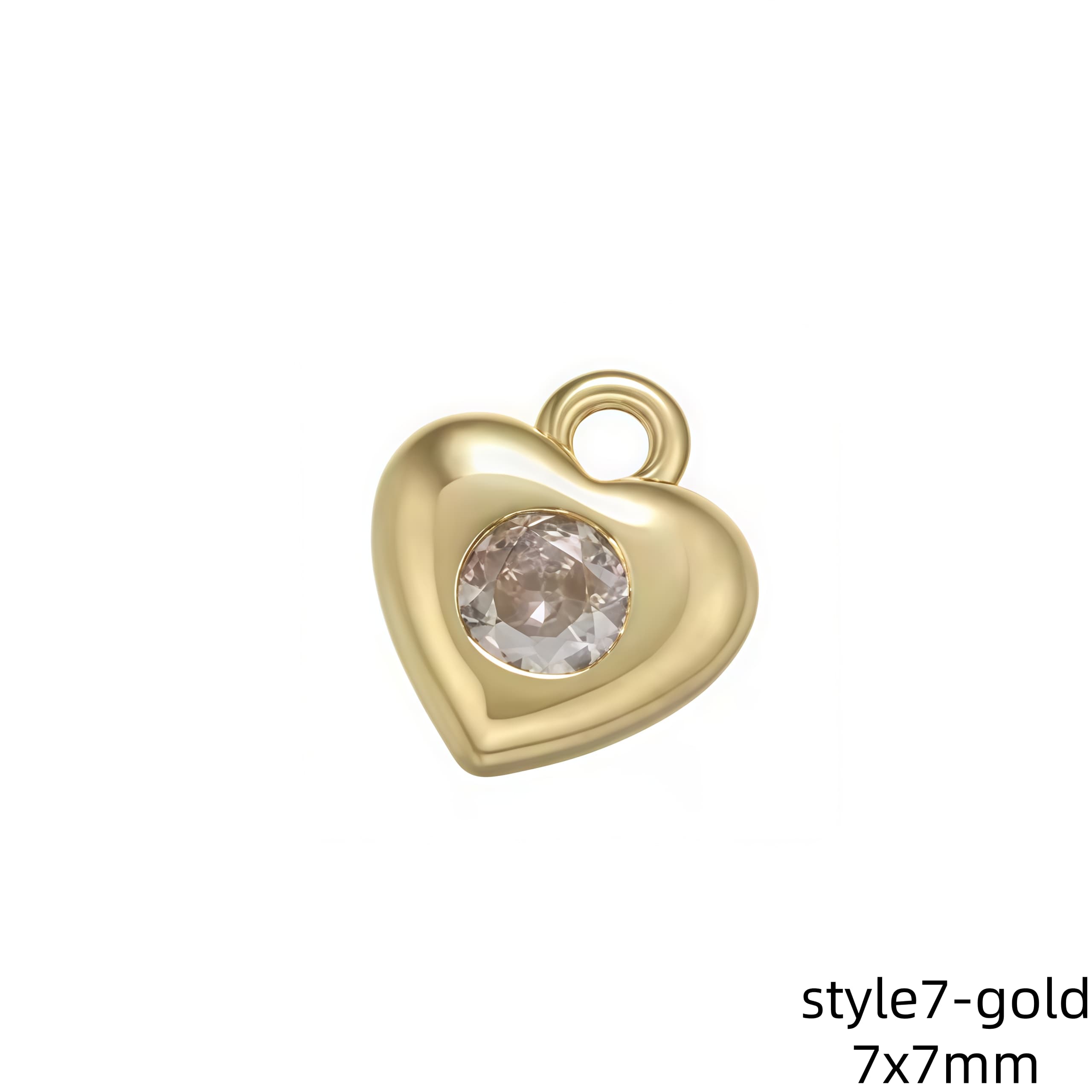 1Pcs Gold Color Silver Color Sun Moon Mini Charms