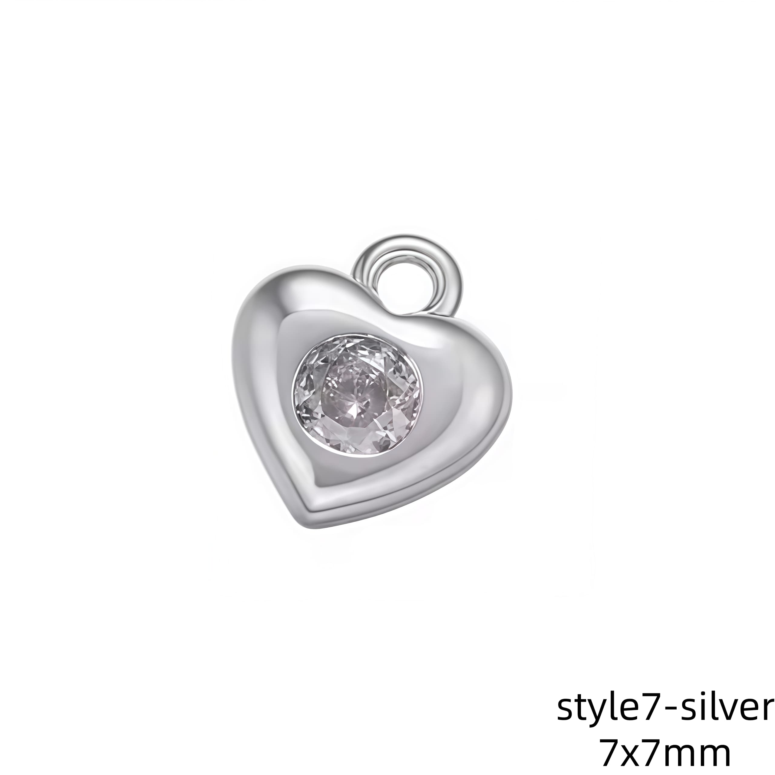 1Pcs Gold Color Silver Color Sun Moon Mini Charms