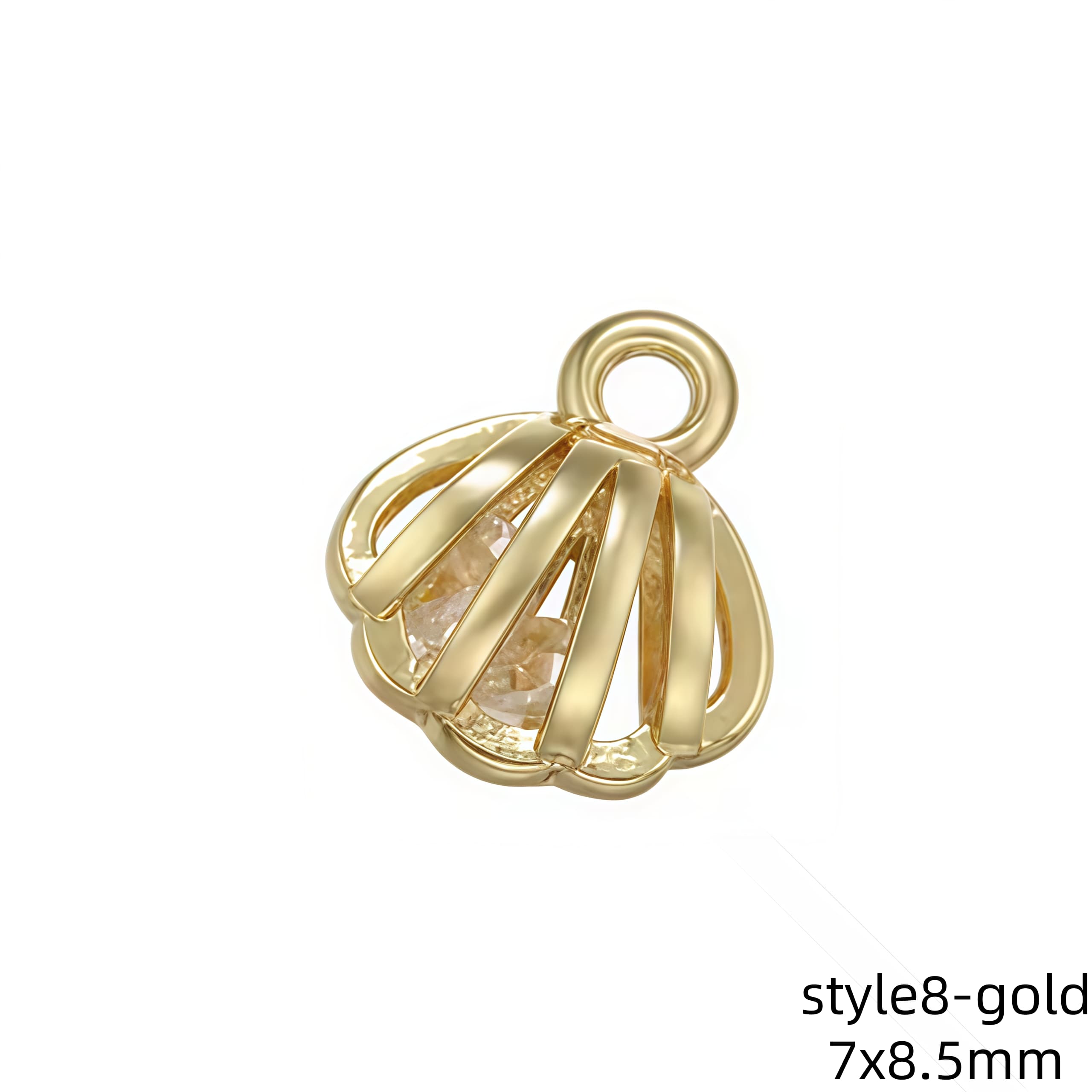 1Pcs Gold Color Silver Color Sun Moon Mini Charms