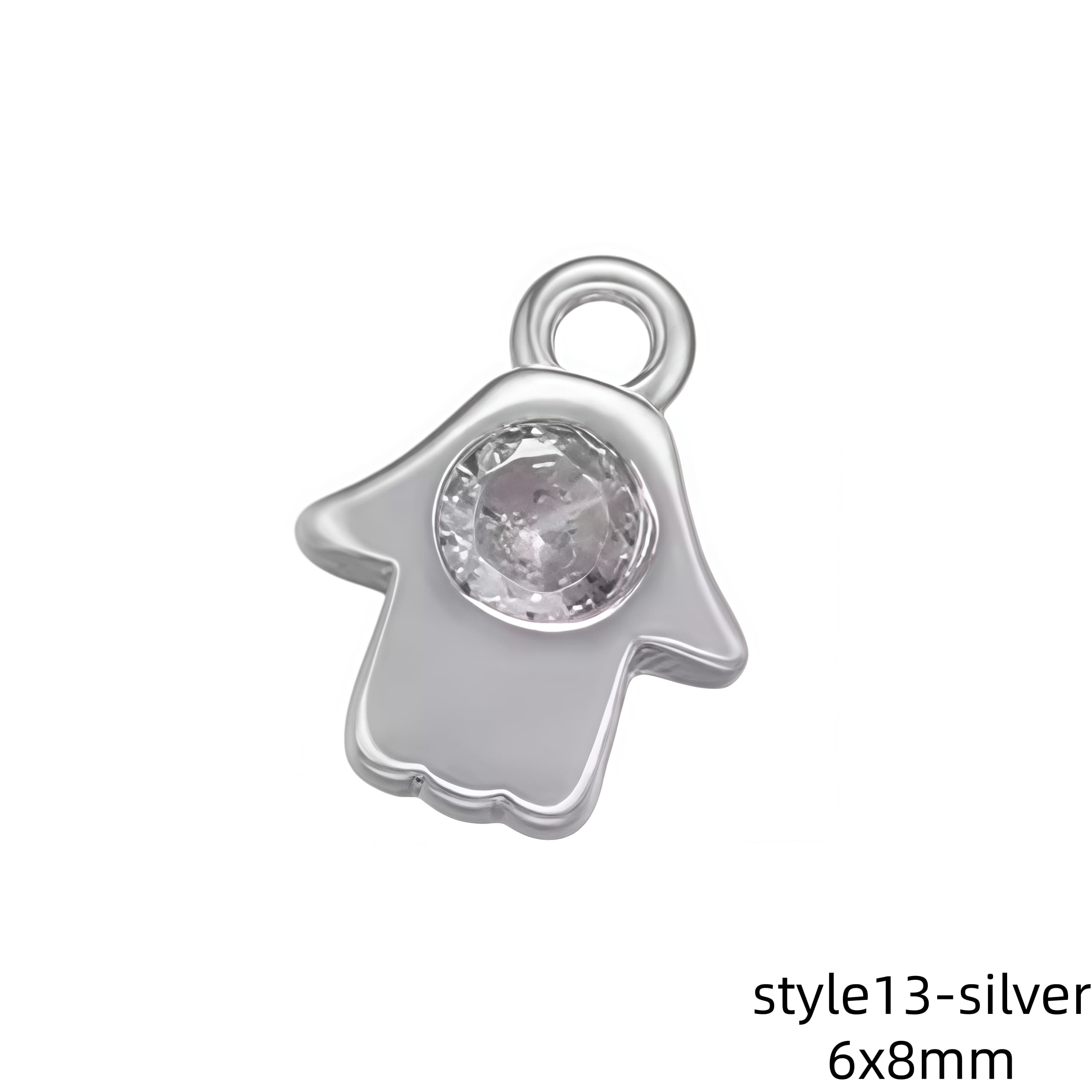 1Pcs Gold Color Silver Color Sun Moon Mini Charms