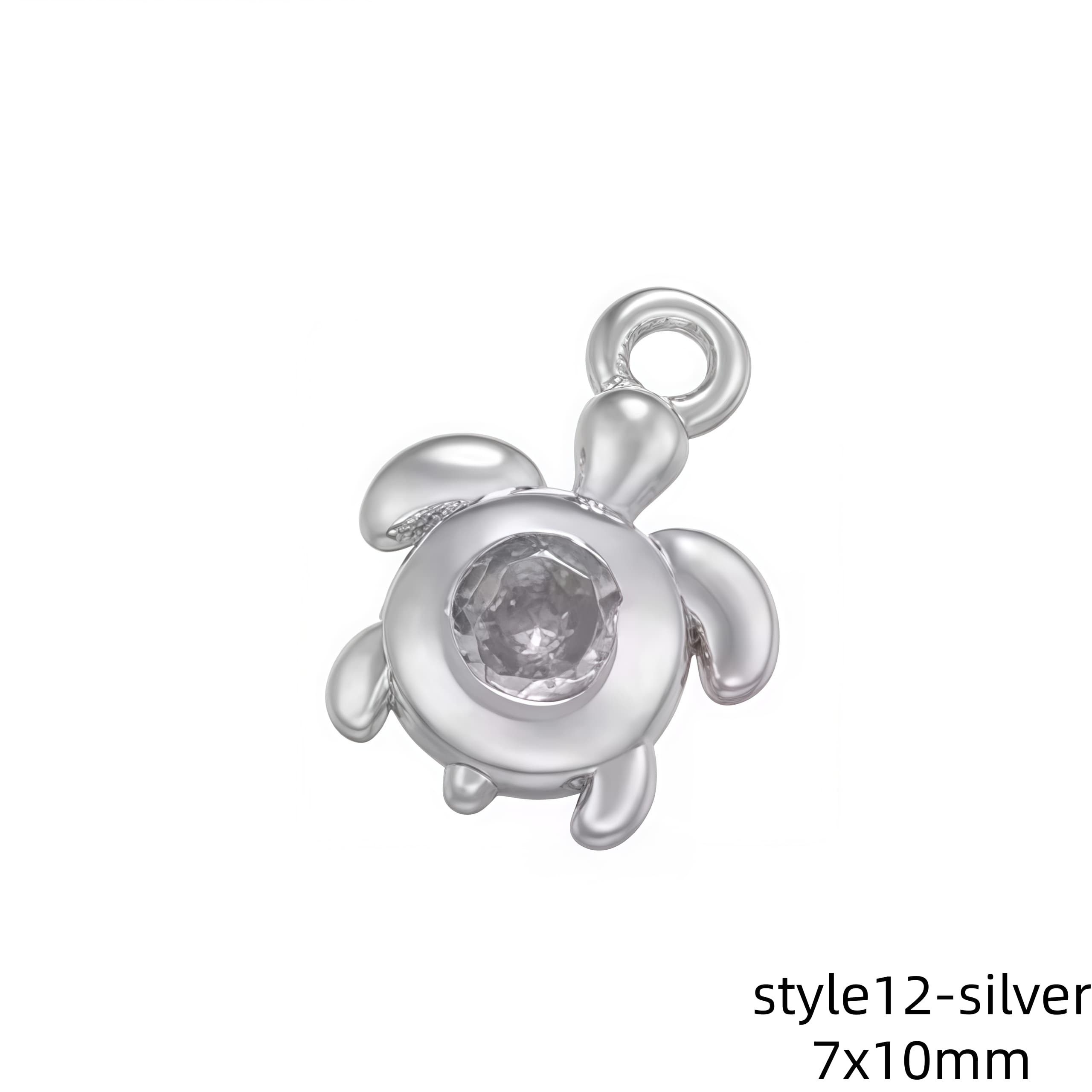 1Pcs Gold Color Silver Color Sun Moon Mini Charms