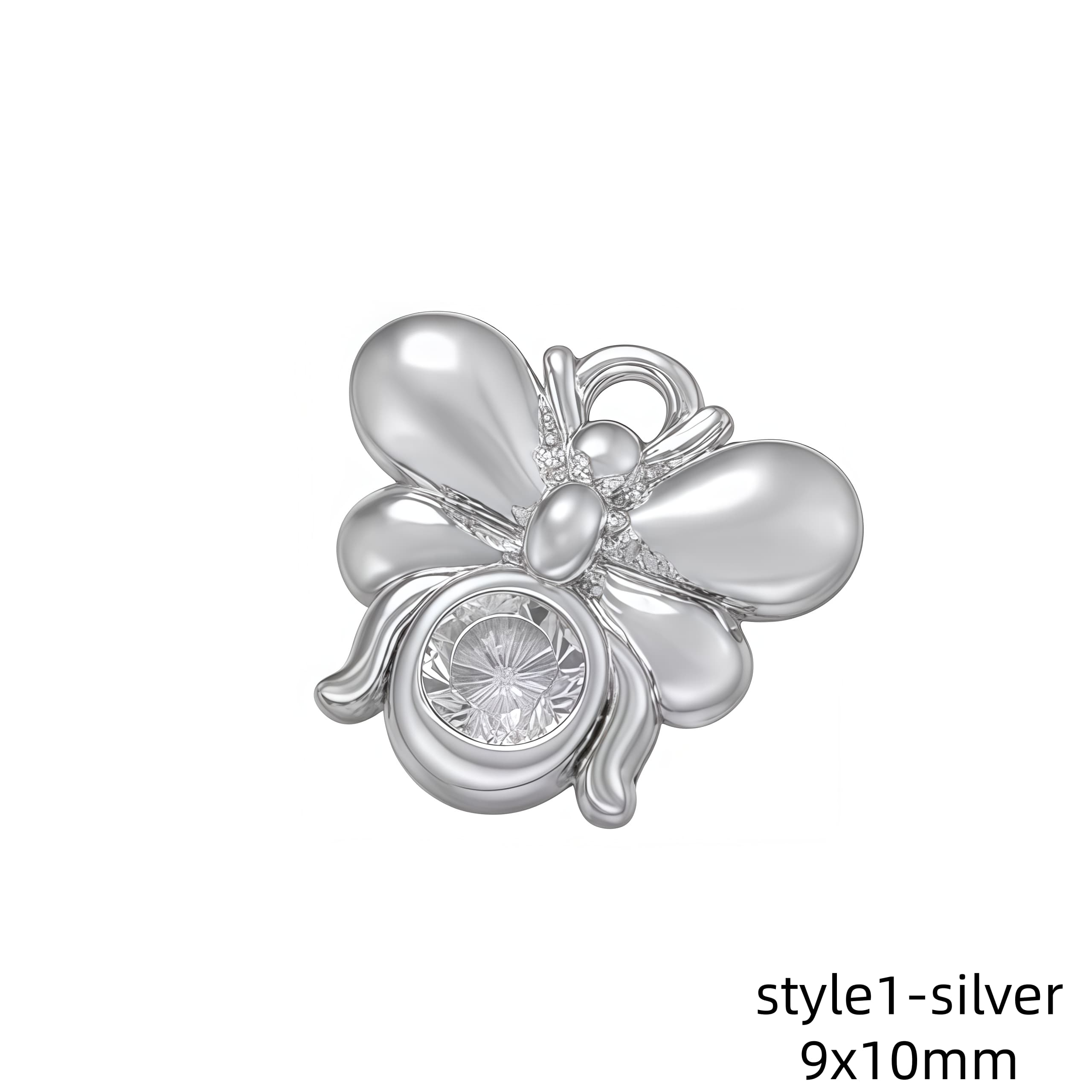 1Pcs Gold Color Silver Color Sun Moon Mini Charms