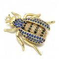 1PCS Brass Cubic Zirconia Beetle Charms Pendants