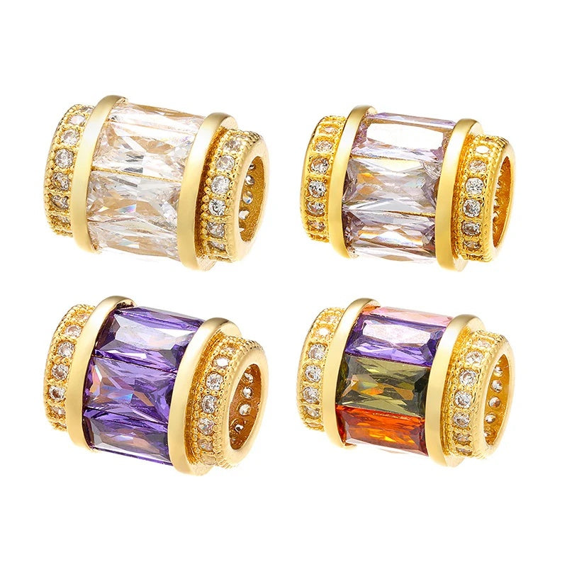1PCS Crystal Transparent Spacer Beads