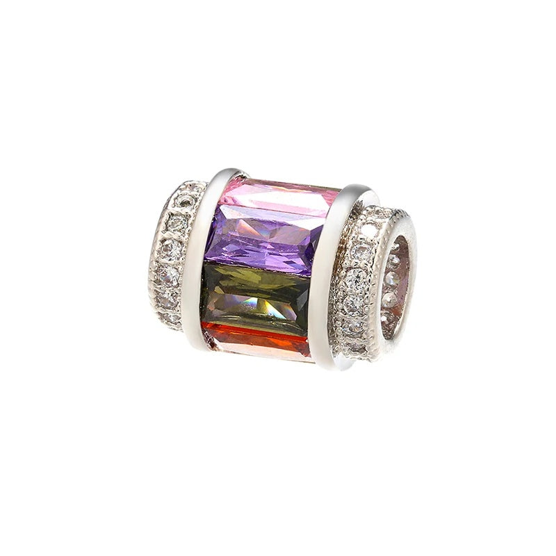 1PCS Crystal Transparent Spacer Beads