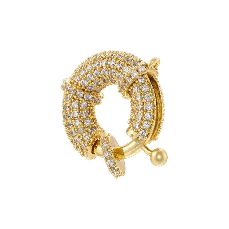 1PCS Luxury Jewellery Accessories Buckle Set with CZ Stones