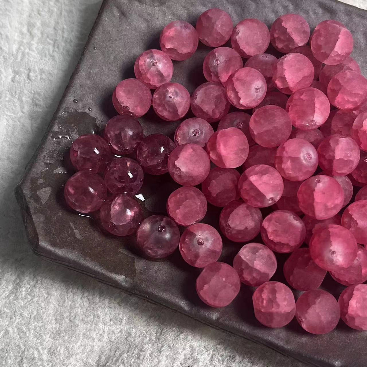 100pcs Water‑Sensitive Beads · Turns Transparent In Water
