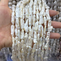 Baroque Freshwater Pearl Beads Pearl Long Biwa Beads
