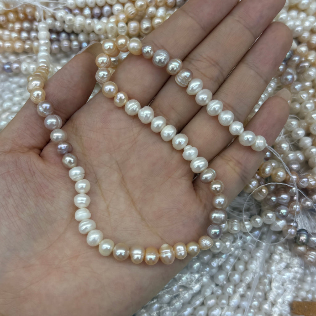 5x7mm Gradation Potato Freshwater Pearl Beads