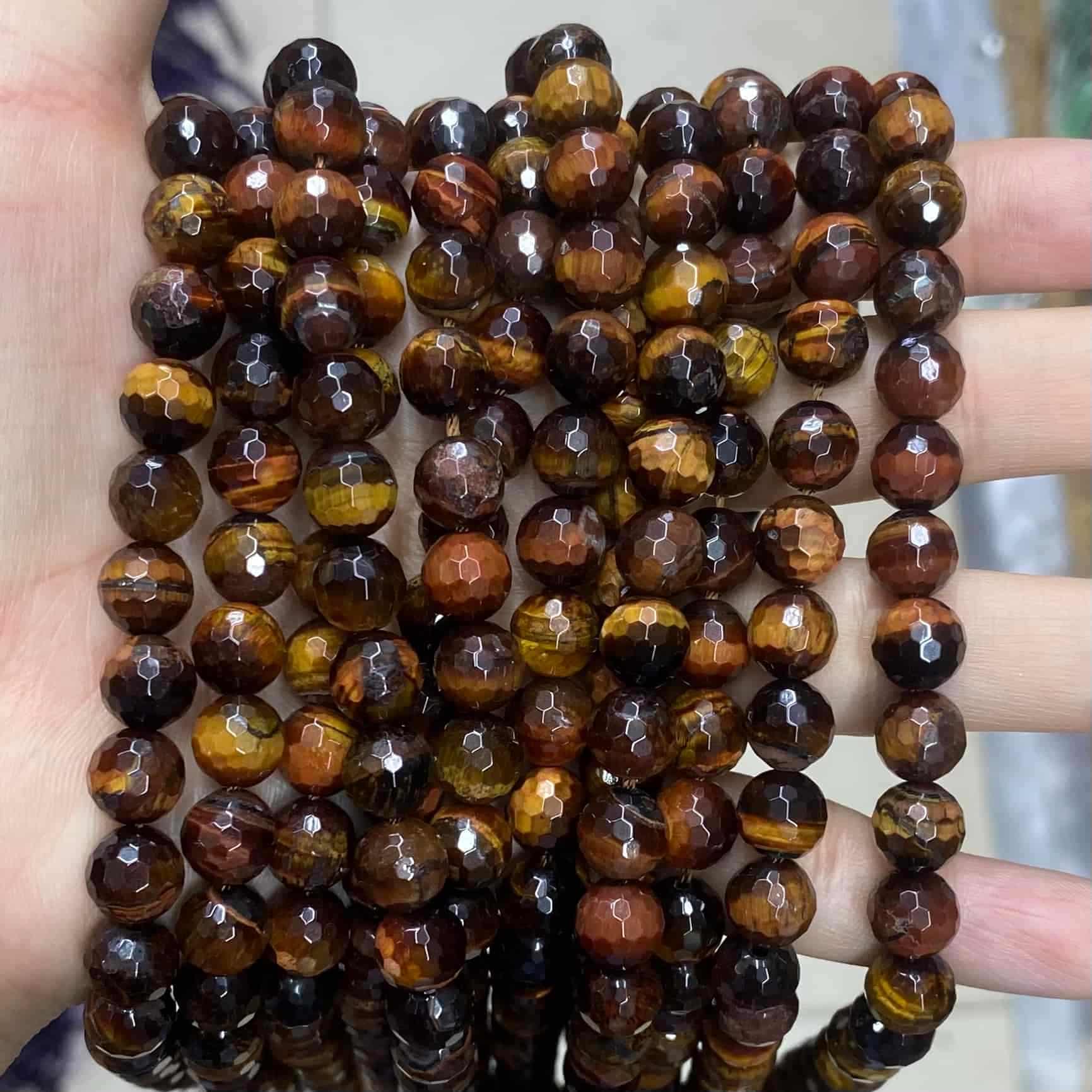 Colorful Tiger Eye Beads 4mm/6mm/8mm/10mm