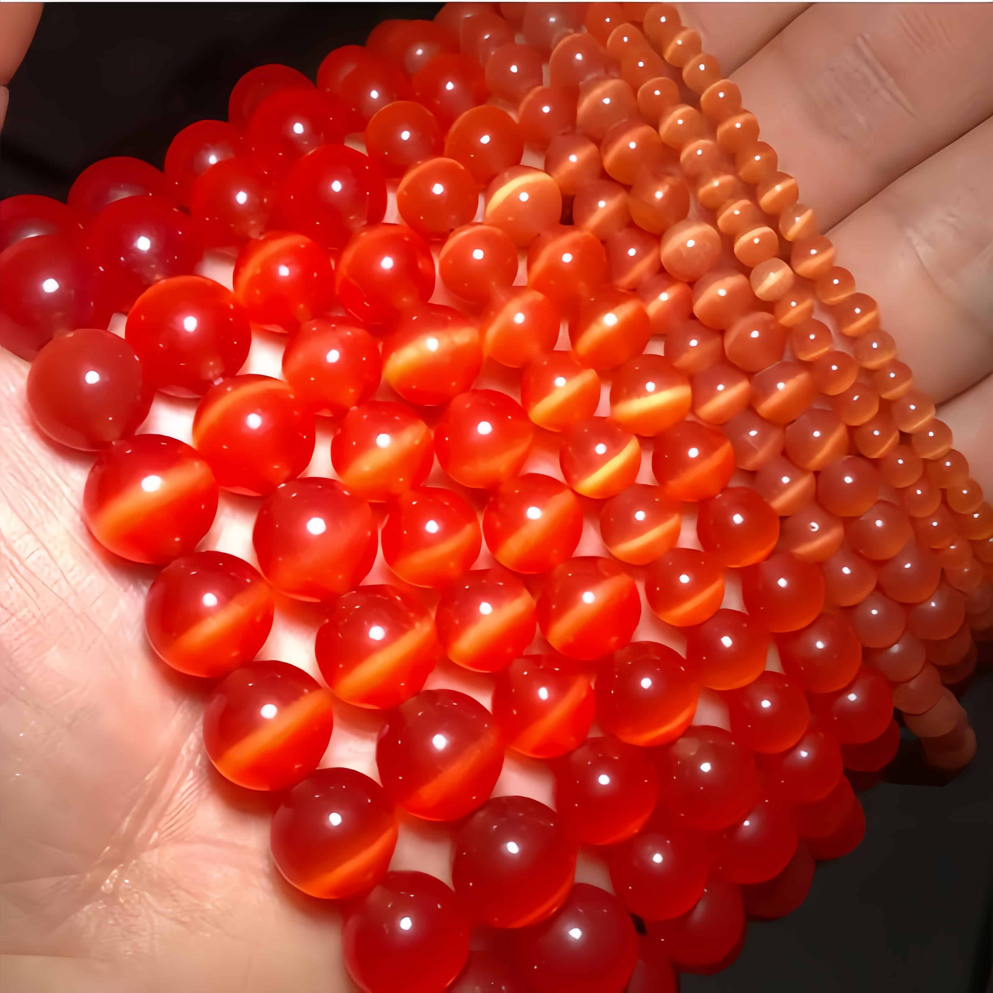 Mixed Colors Cat's Eye Beads 4/6/8/10/12MM
