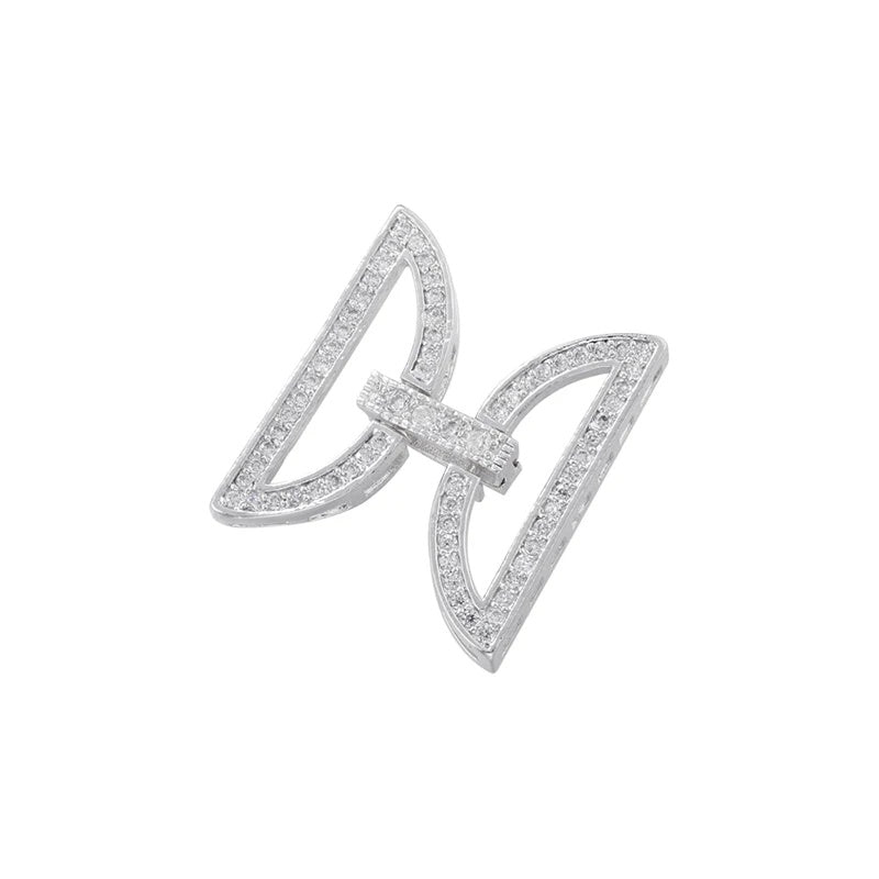 1 Pcs Hooks Accesories Supplies Brass Cubic Zirconia Connectors